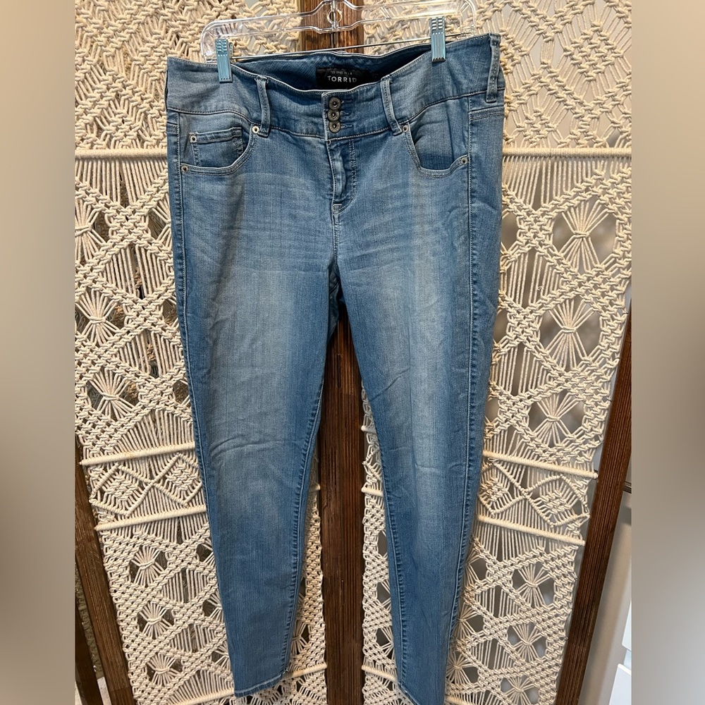 New without tags.  Torrid Premium Skinny jeans in size 16 extra tall